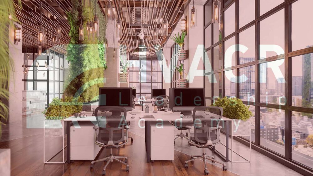 Sustainable green co-working office space.