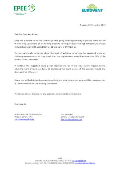 PP - 2013-11-23 - Eurovent-EPEE joint position on lot 6-21