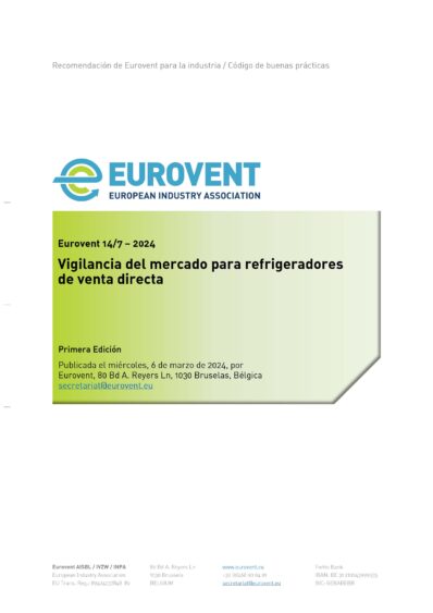 Eurovent REC 14-7 ES - Cover image